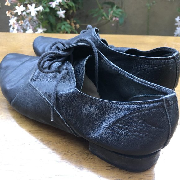 Repetto Black Jazz Flats for Outdoors - Picture 3 of 6